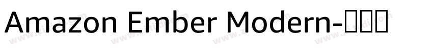Amazon Ember Modern字体转换